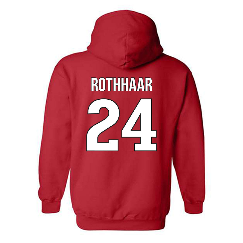 Rutgers - NCAA Football : Benjamin Rothhaar - Classic Shersey Hooded Sweatshirt-1