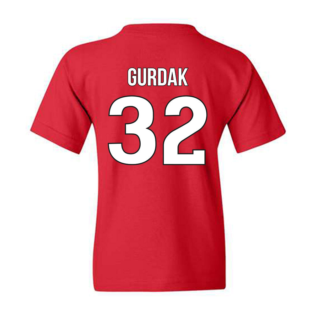 Rutgers - NCAA Men's Basketball : Christian Gurdak - Classic Shersey Youth T-Shirt-1