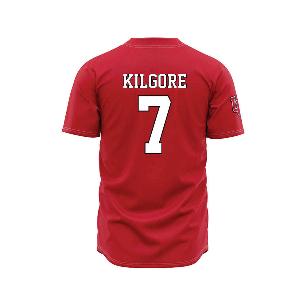 Utah - NCAA Baseball : Cal Kilgore - Red Jersey-1