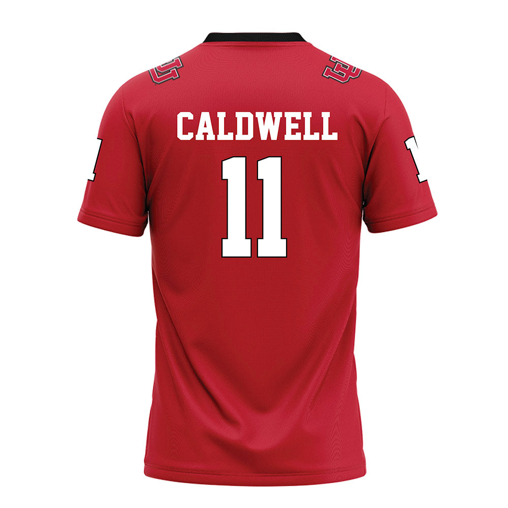 Utah - NCAA Football : Rock Caldwell - Red Football Jersey-1