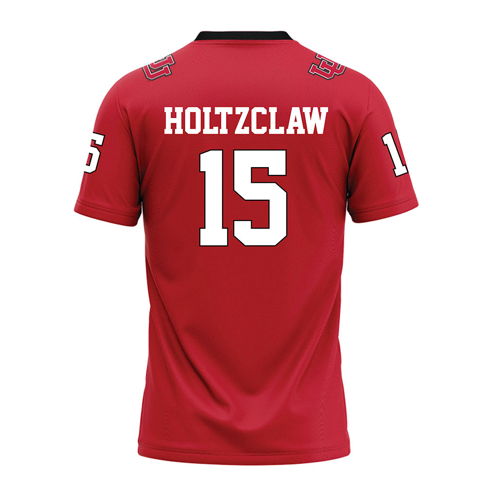 Utah - NCAA Football : Lance Holtzclaw - Red Football Jersey-1