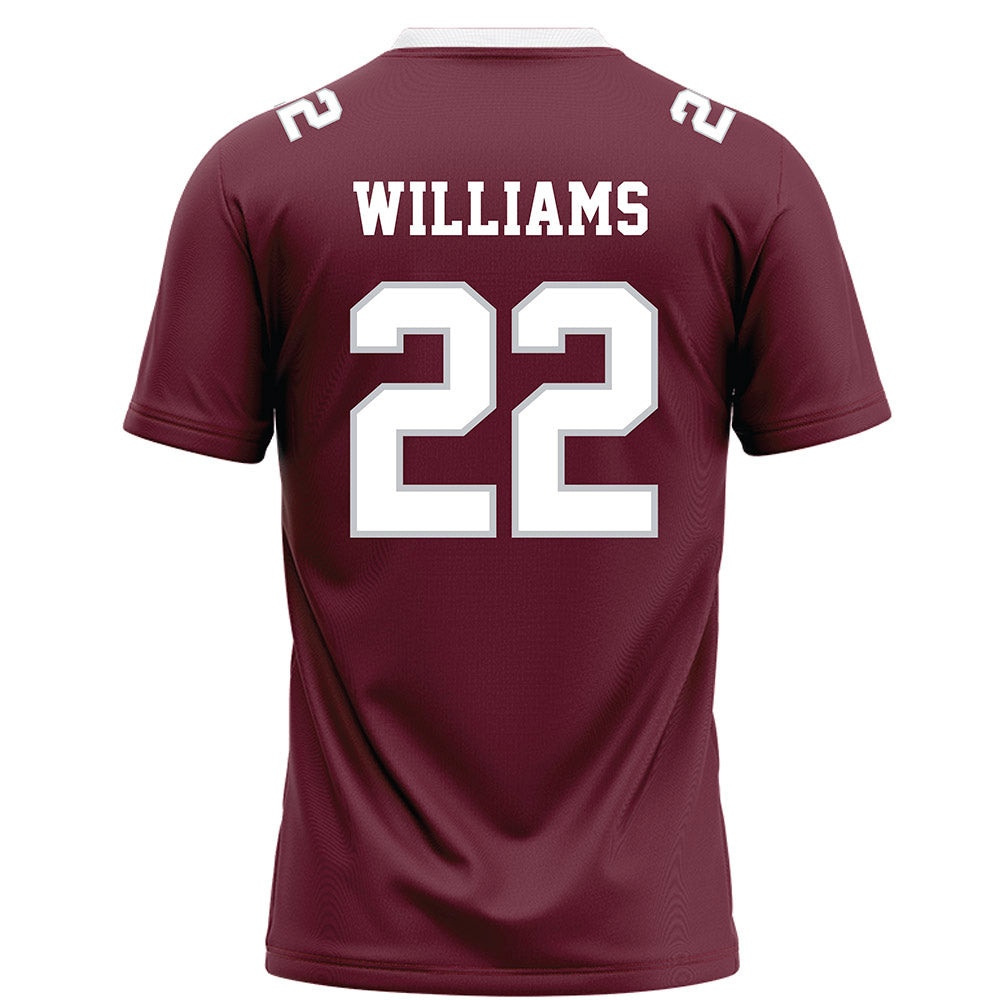Mississippi State - NCAA Football : Brinston Williams - Maroon Football Jersey-1