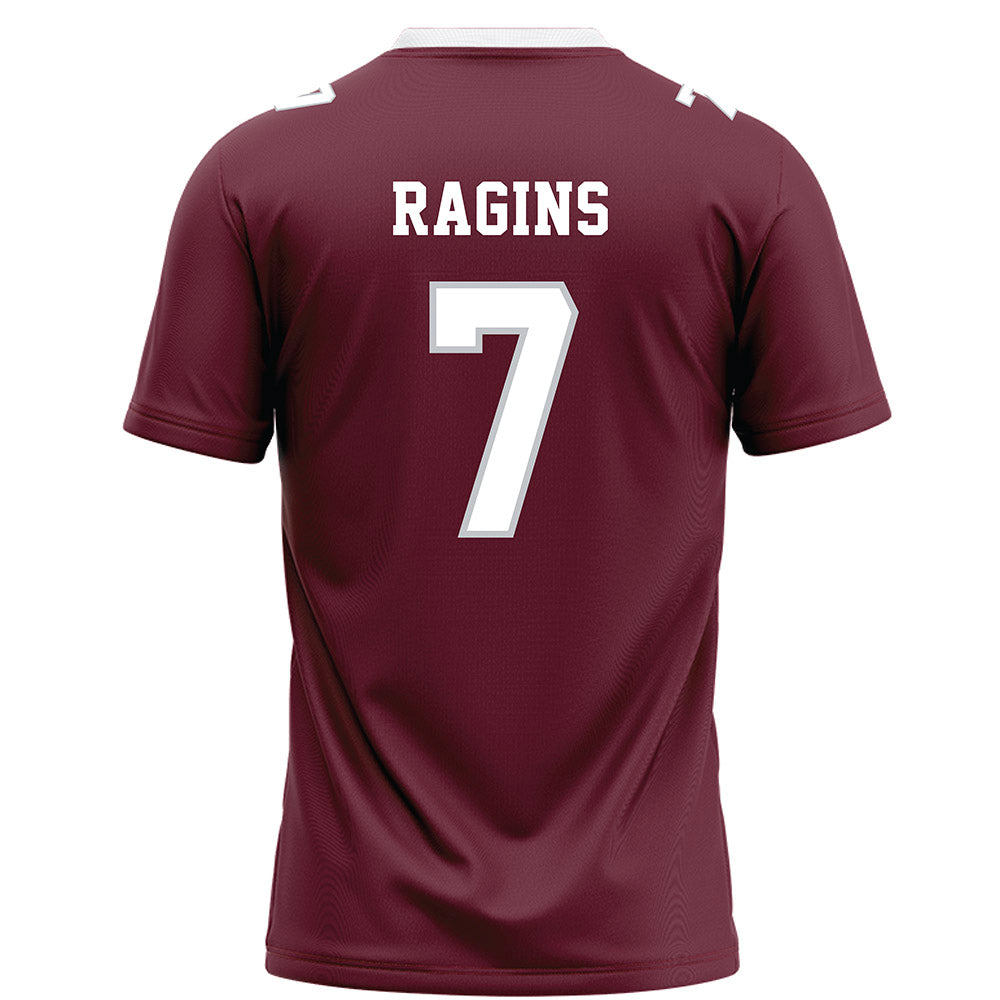 Mississippi State - NCAA Football : Zion Ragins - Maroon Football Jersey-1