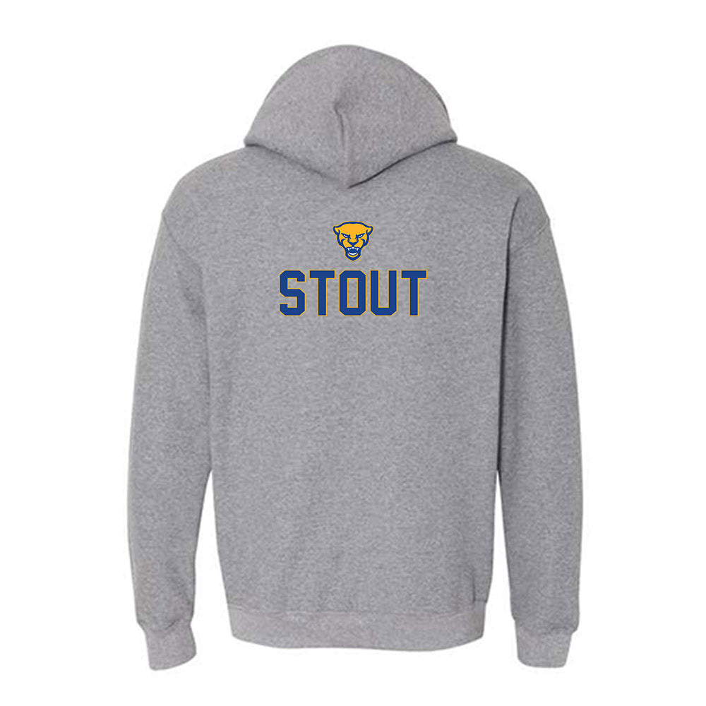 Pittsburgh - NCAA Wrestling : Mac Stout - Sports Shersey Hooded Sweatshirt-1