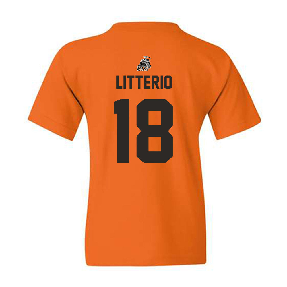 UTEP - NCAA Softball : Annika litterio - Sports Shersey Youth T-Shirt-1