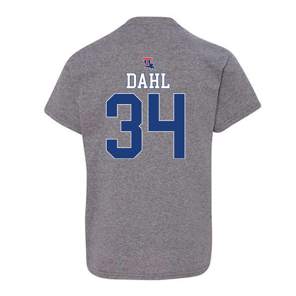LA Tech - NCAA Baseball : Declan Dahl - Sports Shersey Youth T-Shirt-1