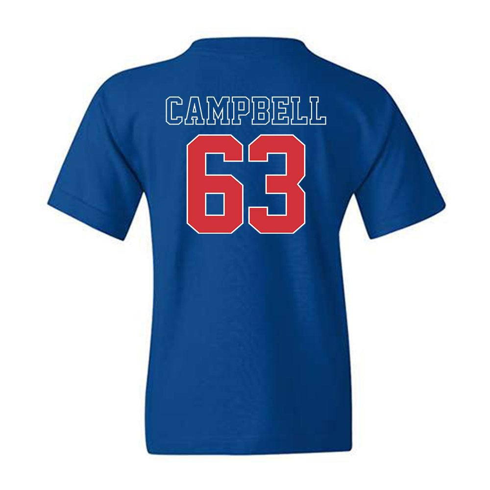 LA Tech - NCAA Football : Kaleb Campbell - Sports Shersey Youth T-Shirt-1