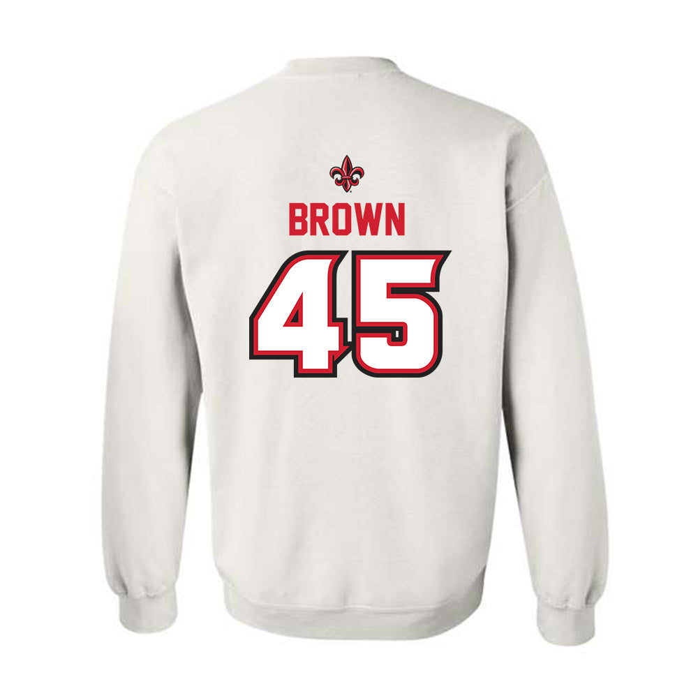 Louisiana - NCAA Baseball : Colt Brown - Sports Shersey Crewneck Sweatshirt-1