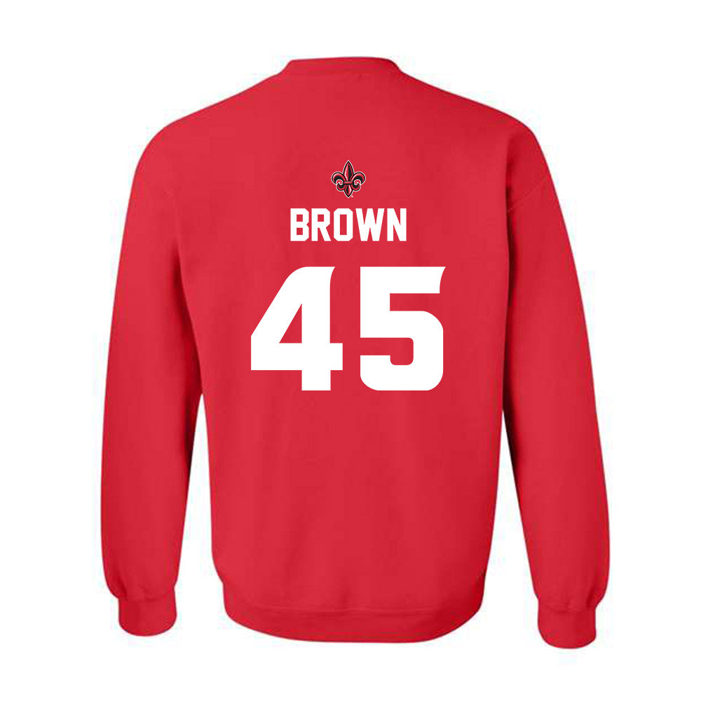 Louisiana - NCAA Baseball : Colt Brown - Generic Shersey Crewneck Sweatshirt-1