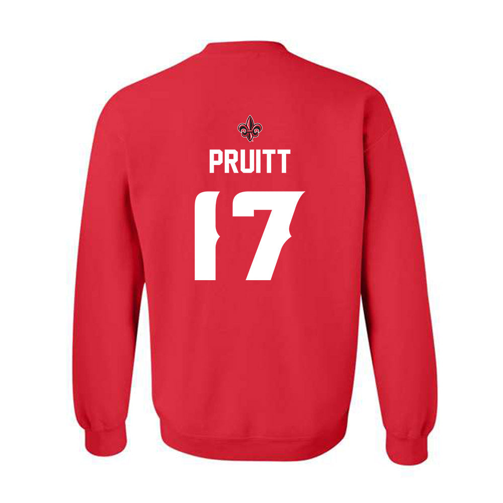Louisiana - NCAA Baseball : Sawyer Pruitt - Generic Shersey Crewneck Sweatshirt-1