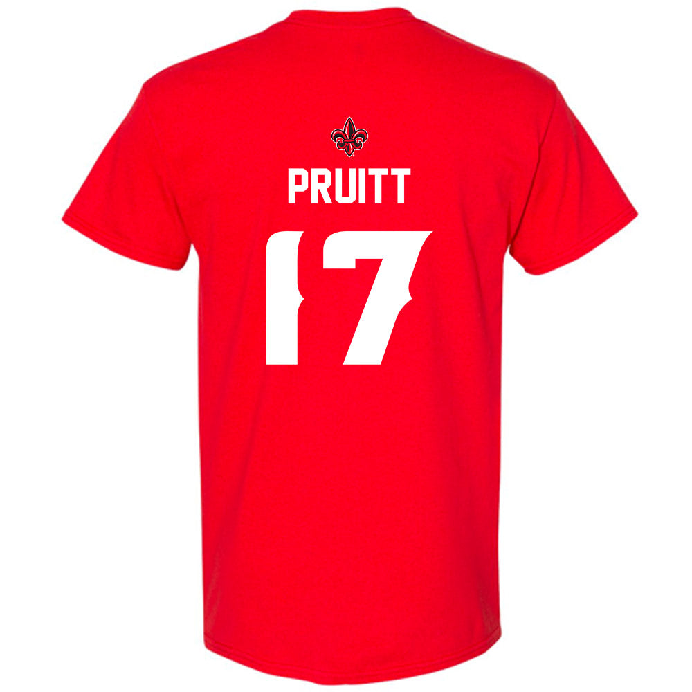 Louisiana - NCAA Baseball : Sawyer Pruitt - Generic Shersey T-Shirt-1
