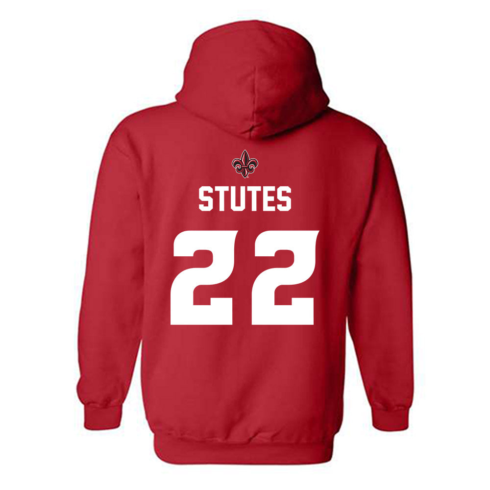 Louisiana - NCAA Softball : Kennedy Stutes - Generic Shersey Hooded Sweatshirt-1