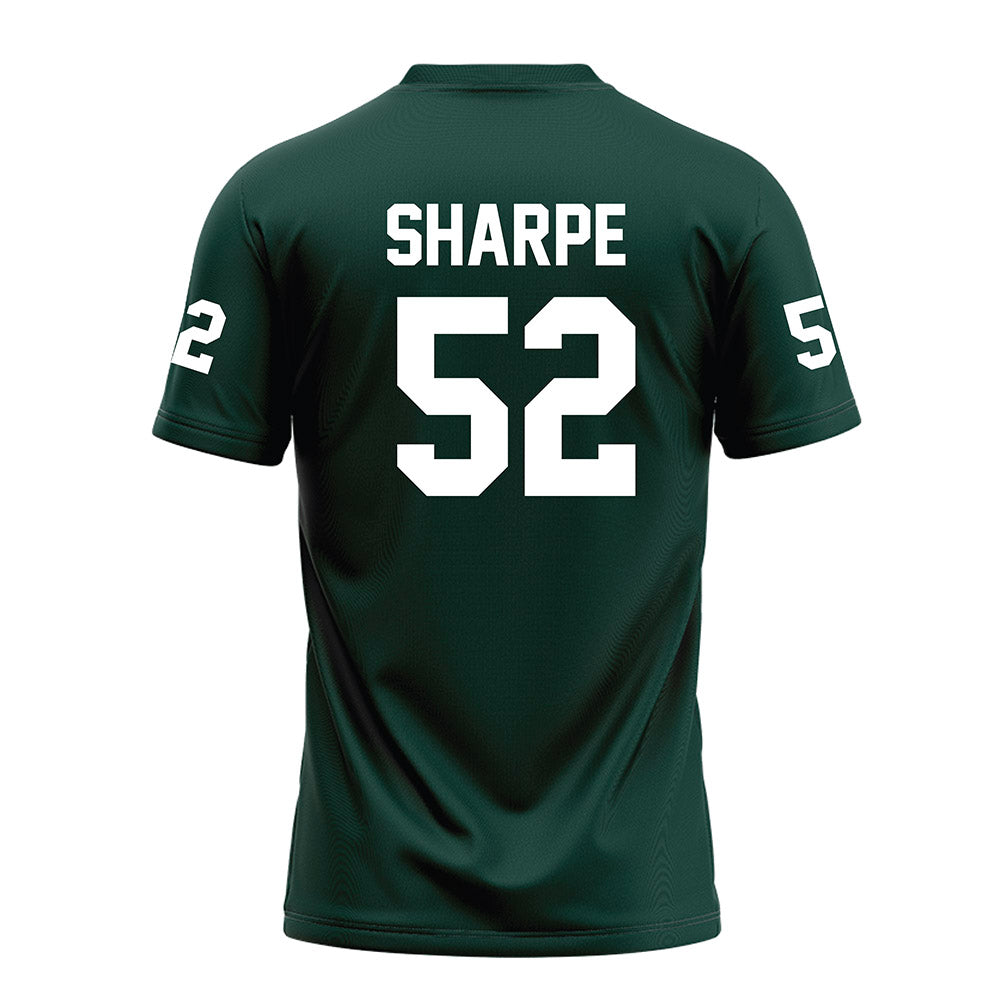 Michigan State - NCAA Football : Nickolus Sharpe - Green Football Jersey-1