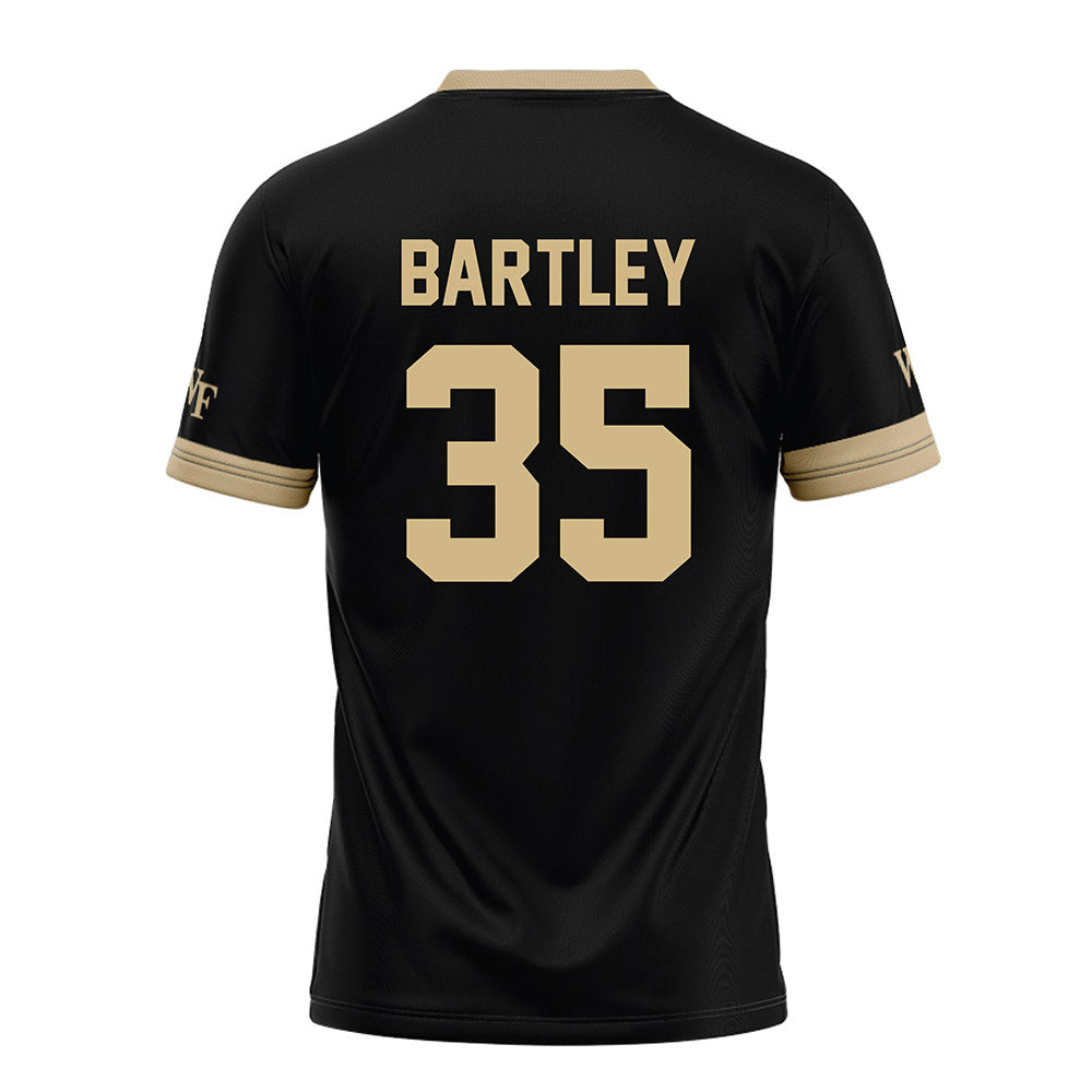 Wake Forest - NCAA Football : Koredell Bartley - Black Football Jersey-1
