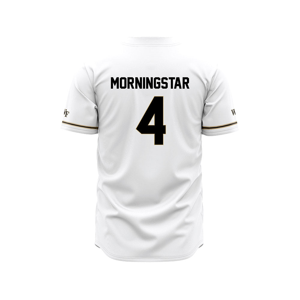 Wake Forest - NCAA Baseball : Blake Morningstar - White Jersey-1