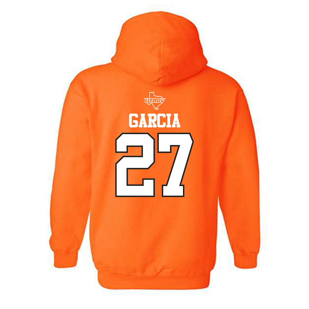 UTRGV - NCAA Baseball : Anthony Garcia - Classic Shersey Hooded Sweatshirt-1