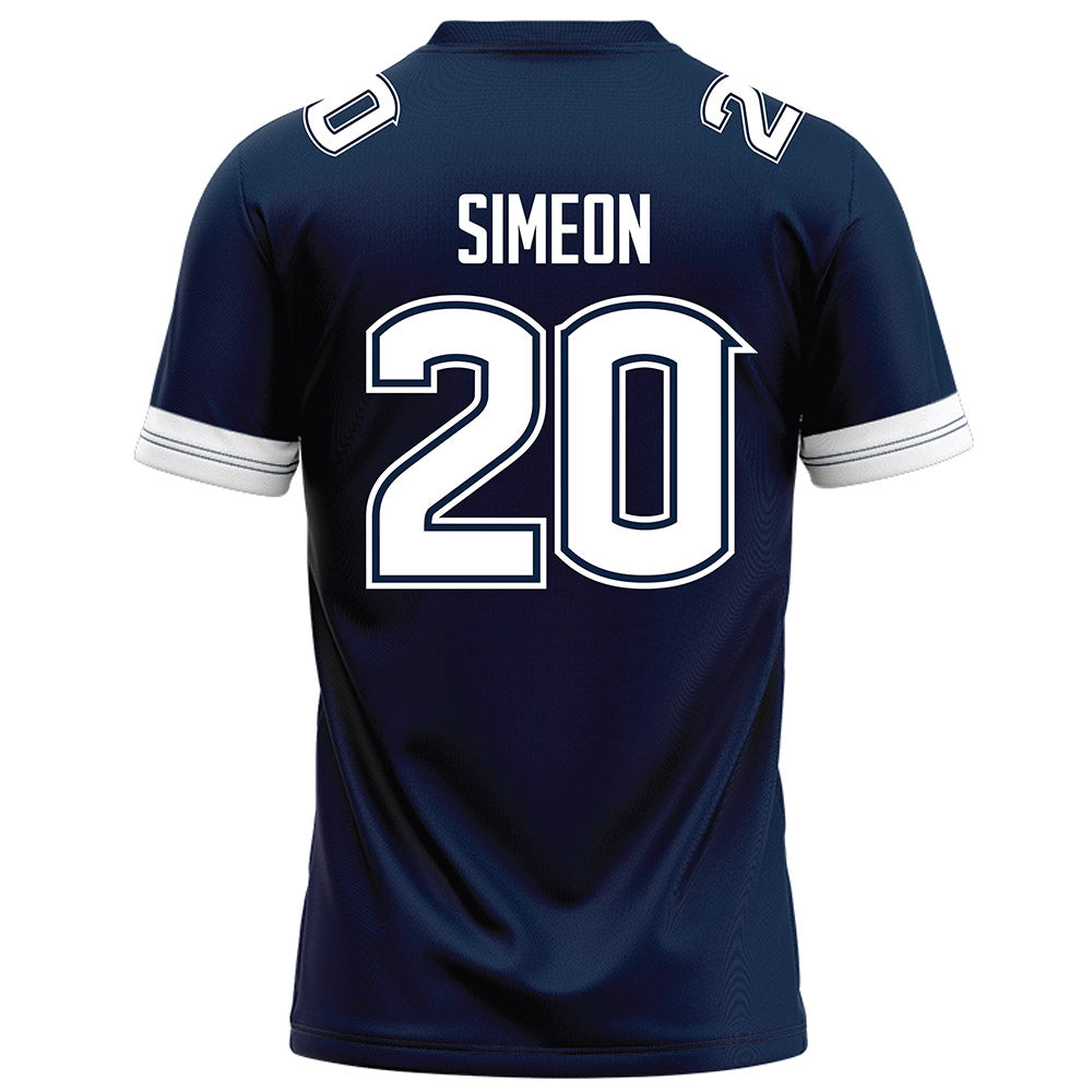 UConn - NCAA Football : Shawn Simeon - Navy Football Jersey-1