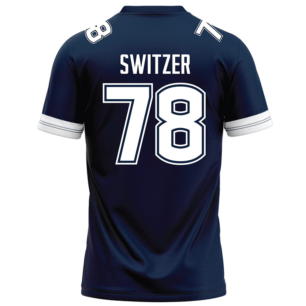 UConn - NCAA Football : Isiah Switzer - Navy Football Jersey-1
