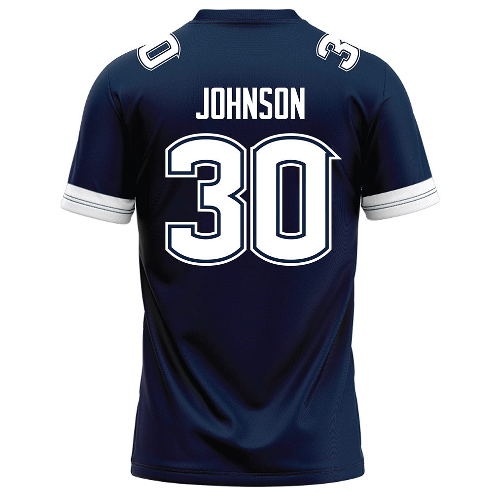 UConn - NCAA Football : Charles Johnson - Navy Football Jersey-1