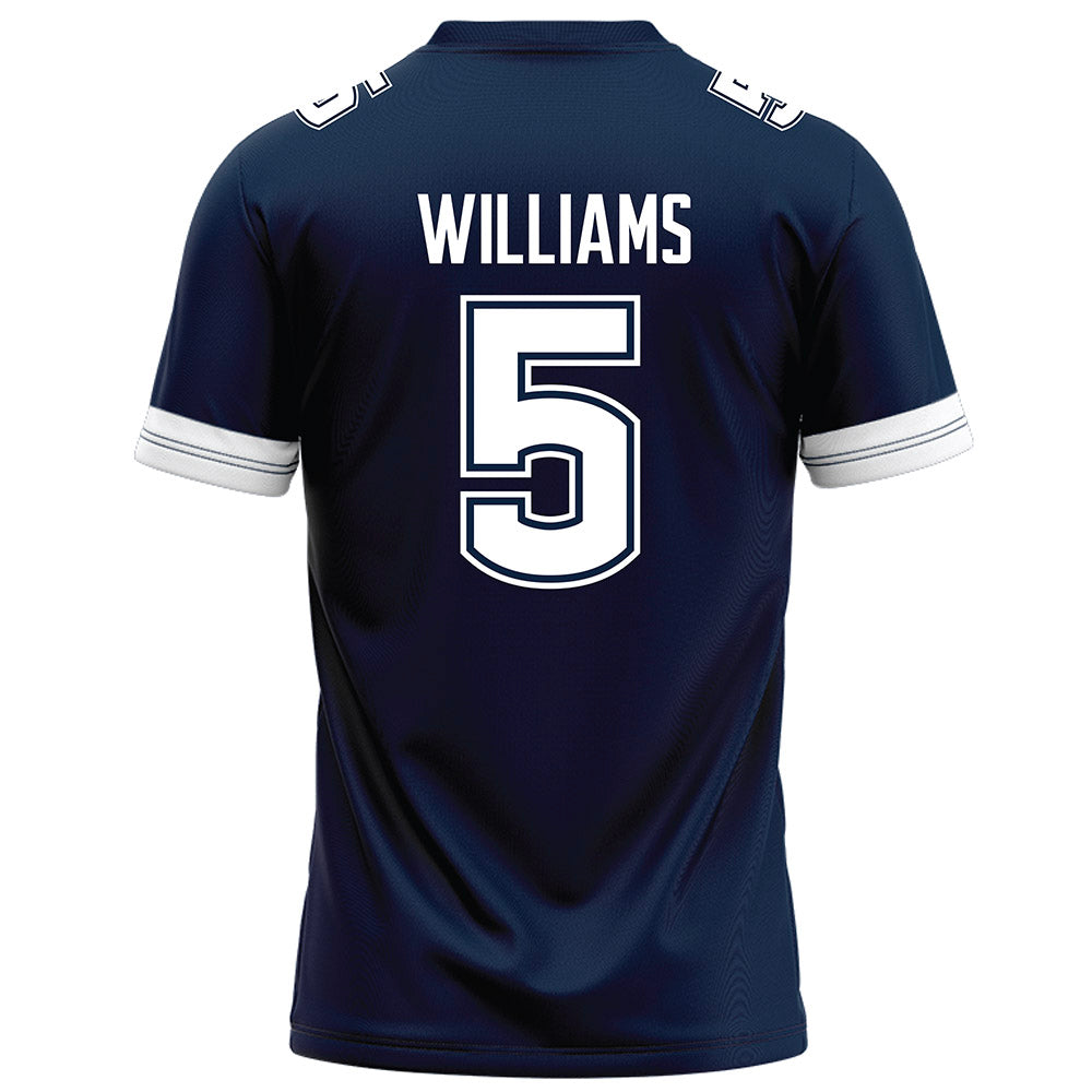 UConn - NCAA Football : Rickey Williams - Navy Football Jersey-1