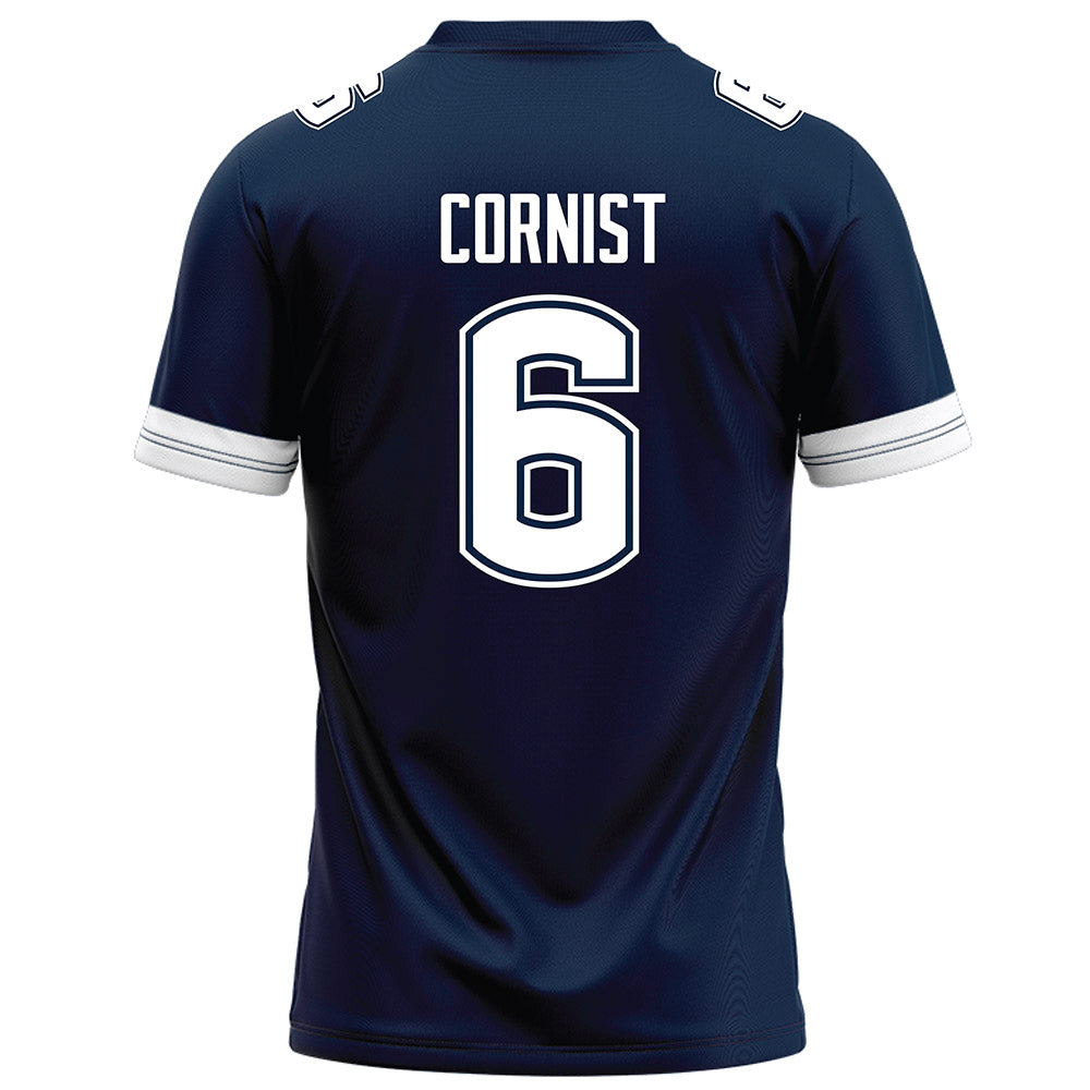 UConn - NCAA Football : Trey Cornist - Navy Football Jersey-1