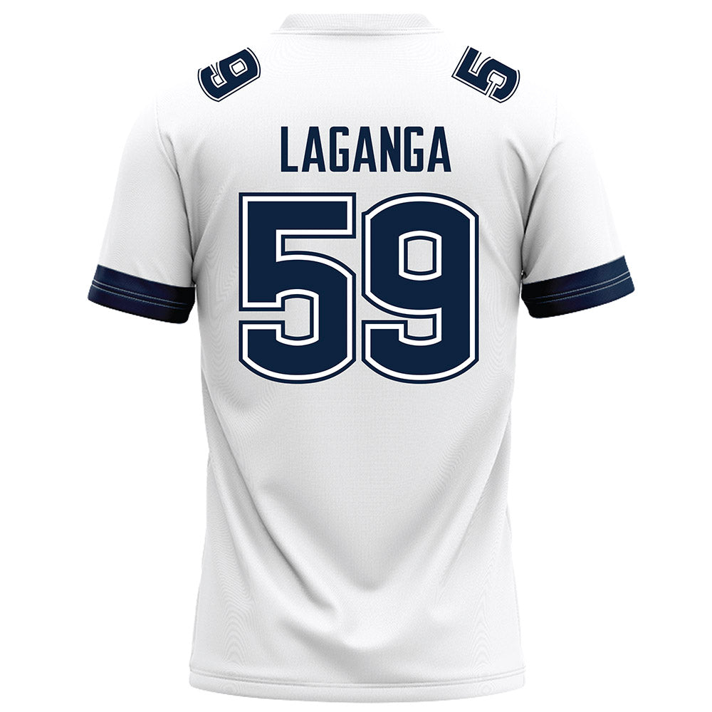 UConn - NCAA Football : David LaGanga - White Football Jersey-1