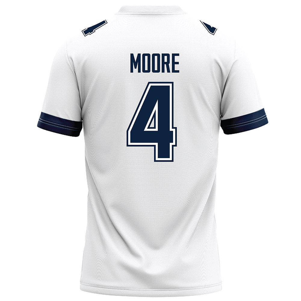 UConn - NCAA Football : Braedyn Moore - White Football Jersey-1