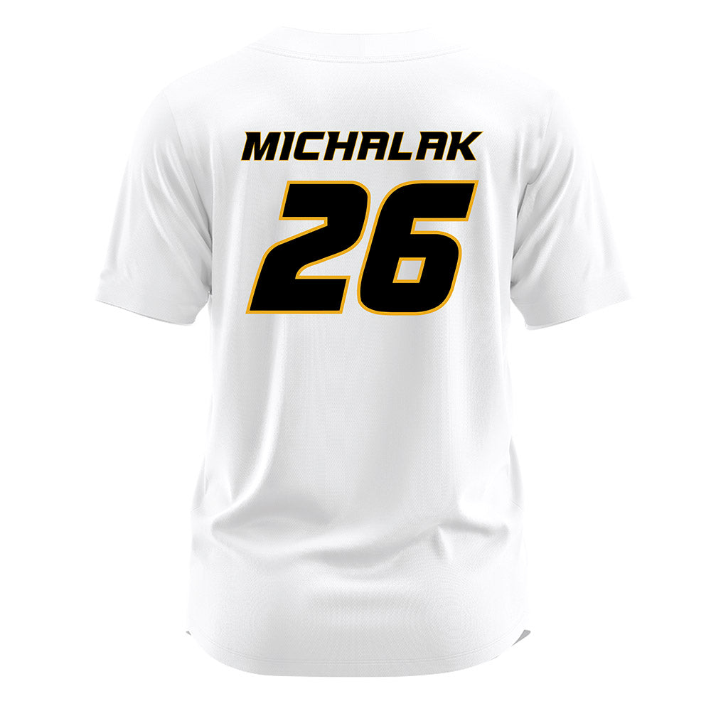 Missouri - NCAA Softball : Rylee Michalak - White Jersey-1