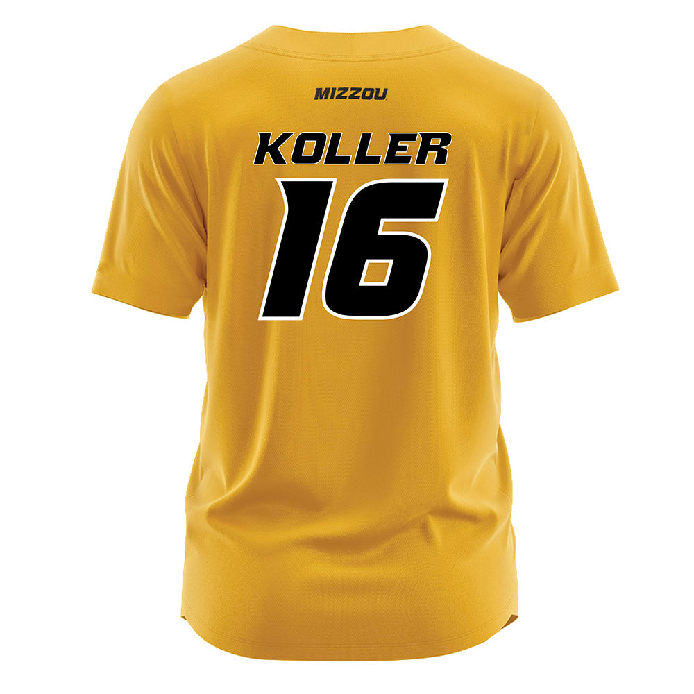 Missouri - NCAA Softball : Adi Koller - Gold Jersey-1