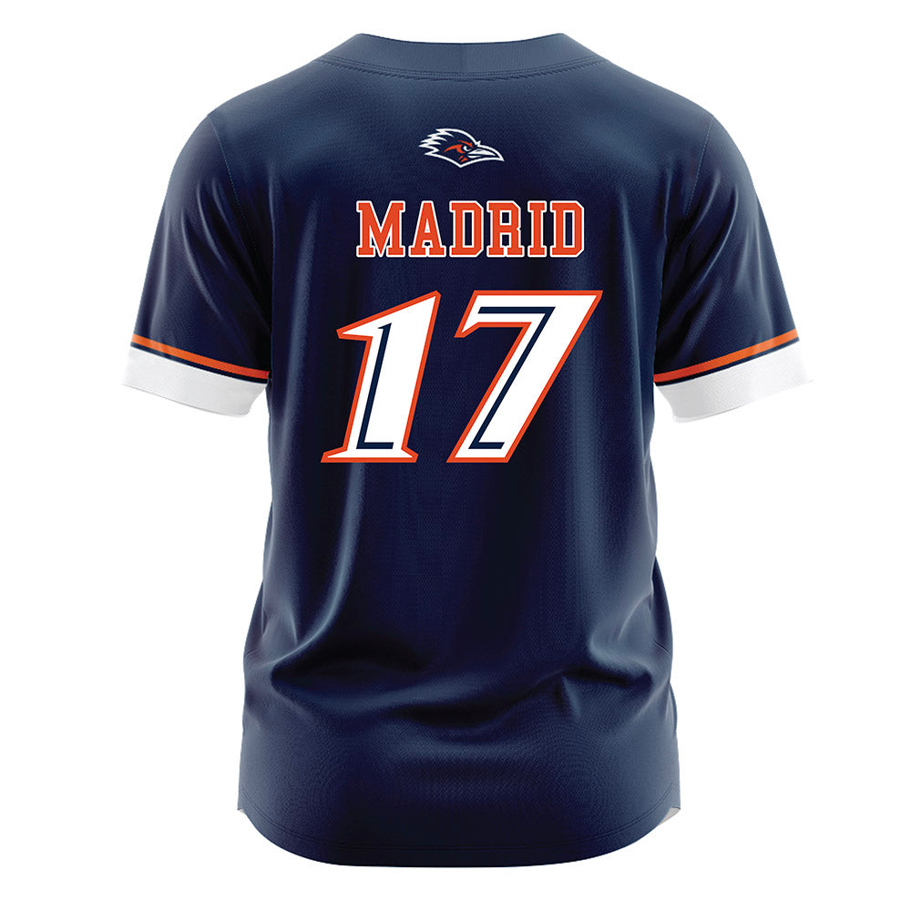 UTSA - NCAA Softball : Makayla Madrid - Navy Jersey