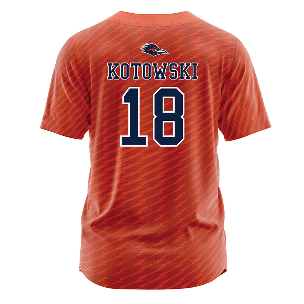 UTSA - NCAA Softball : Olivia Kotowski - Orange Jersey-1