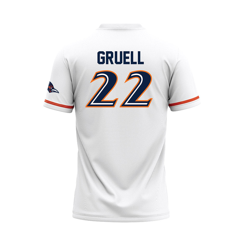UTSA - NCAA Baseball : Garrett Gruell - White Jersey-1