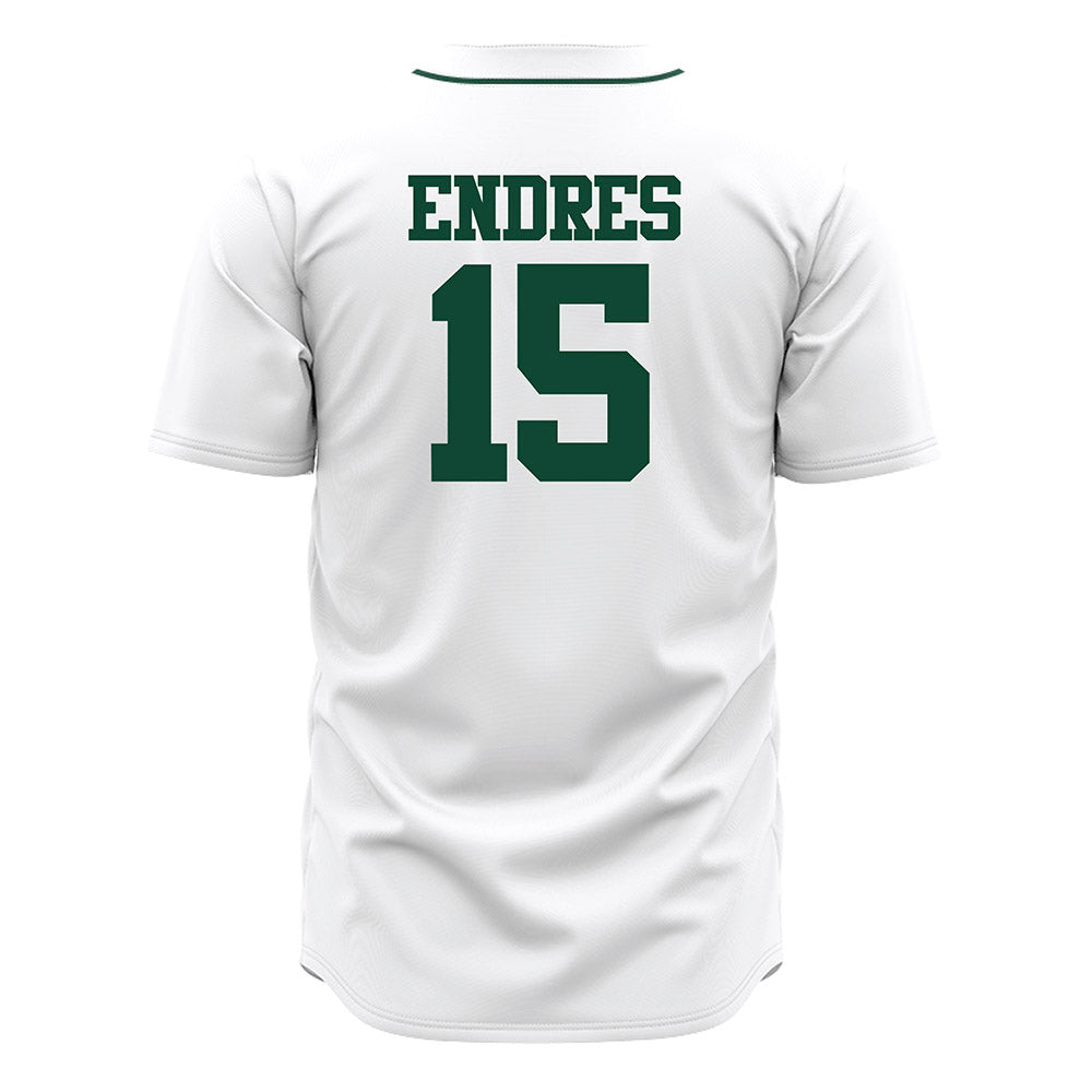 Ohio - NCAA Baseball : Andrew Endres - White Jersey-1