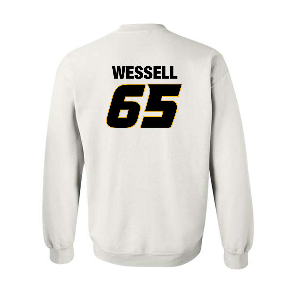 Missouri - NCAA Football : Brysen Wessell - Sports Shersey Crewneck Sweatshirt-1