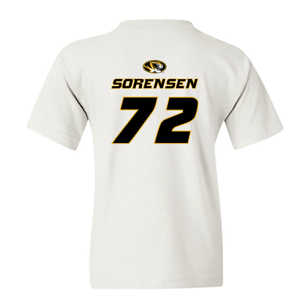 Missouri - NCAA Football : Colin Sorensen - Replica Shersey Youth T-Shirt-1