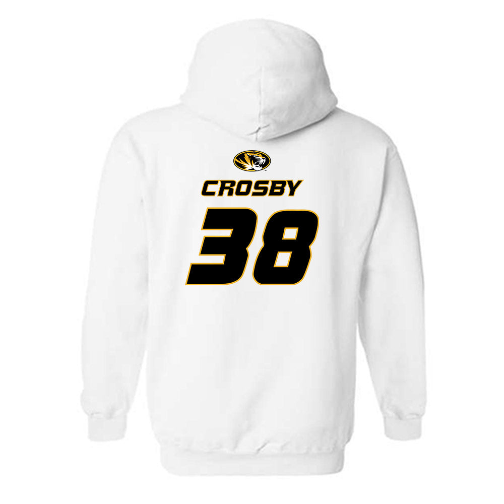 Missouri - NCAA Football : Henry Crosby - Replica Shersey Hooded Sweatshirt-1