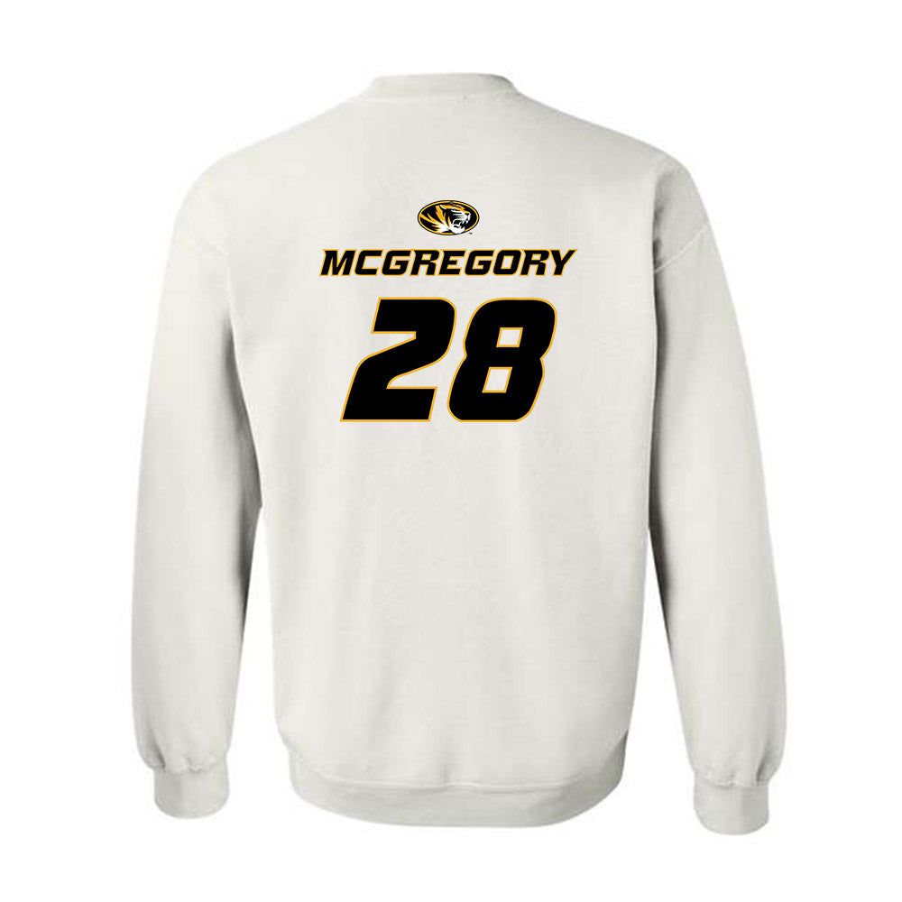 Missouri - NCAA Football : Jayden Mcgregory - Replica Shersey Crewneck Sweatshirt-1