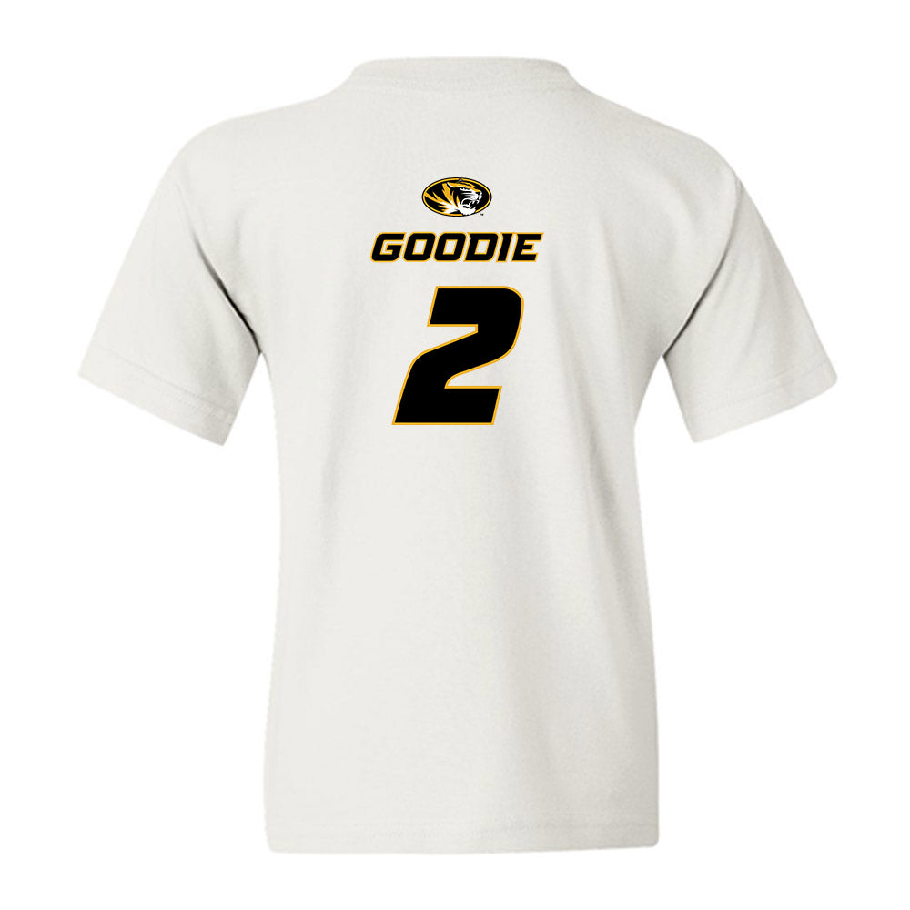 Missouri - NCAA Football : Caleb Goodie - Replica Shersey Youth T-Shirt-1