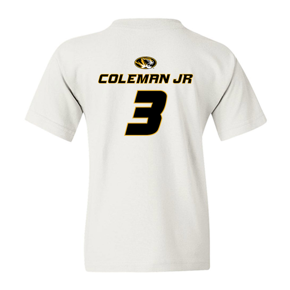 Missouri - NCAA Football : Kevin Coleman Jr - Replica Shersey Youth T-Shirt-1