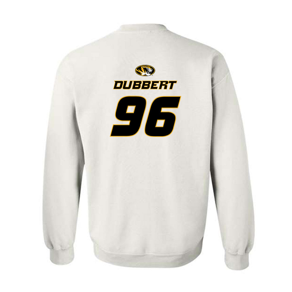 Missouri - NCAA Football : Aidan Dubbert - Replica Shersey Crewneck Sweatshirt-1