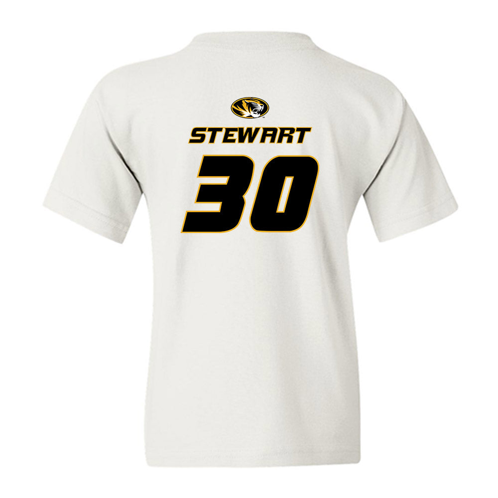 Missouri - NCAA Football : Carter Stewart - Replica Shersey Youth T-Shirt-1