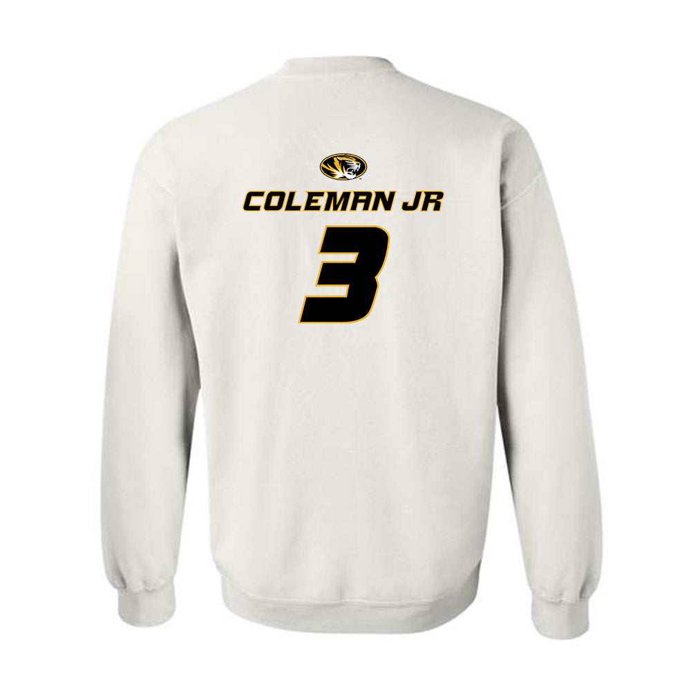 Missouri - NCAA Football : Kevin Coleman Jr - Replica Shersey Crewneck Sweatshirt-1