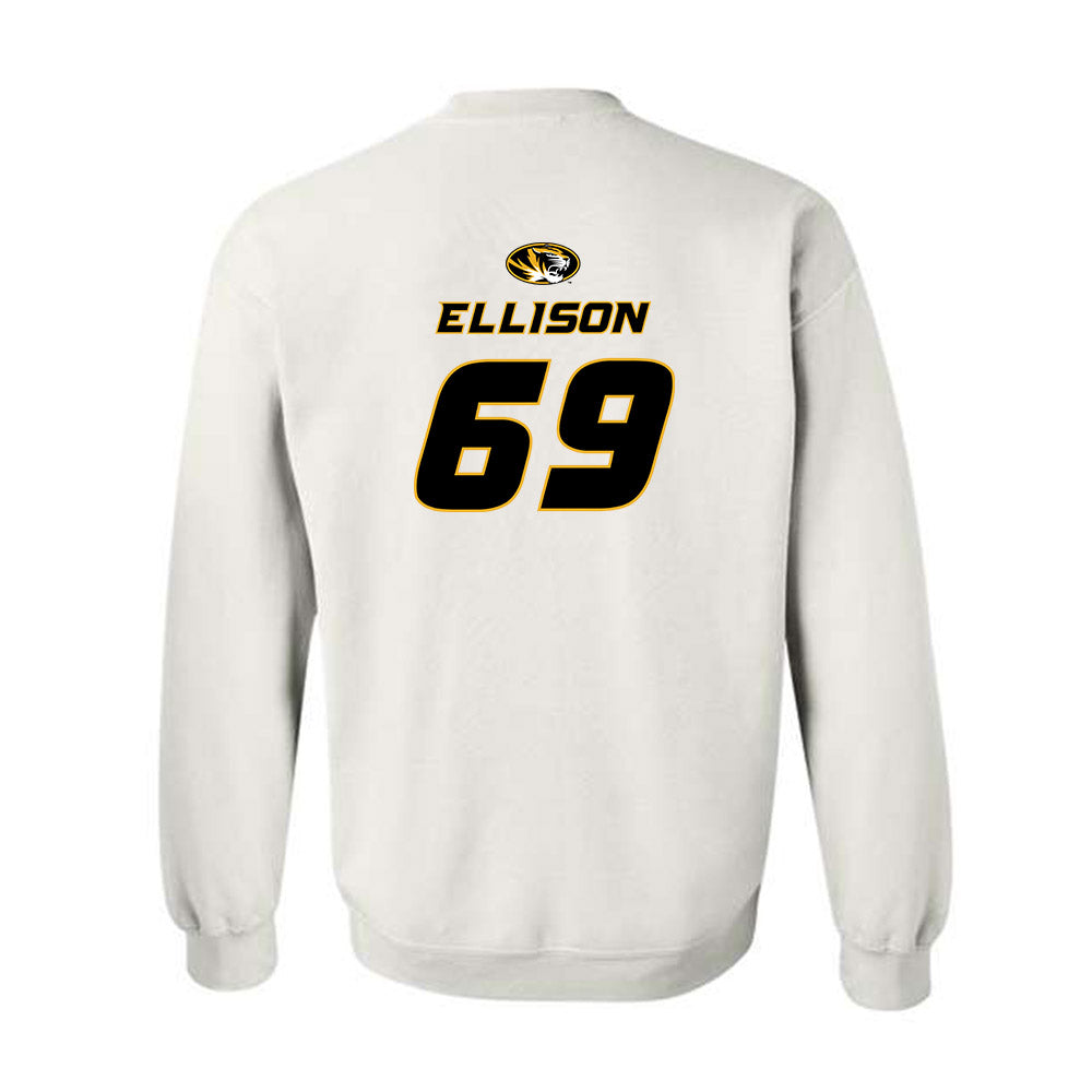 Missouri - NCAA Football : Braylon Ellison - Replica Shersey Crewneck Sweatshirt-1