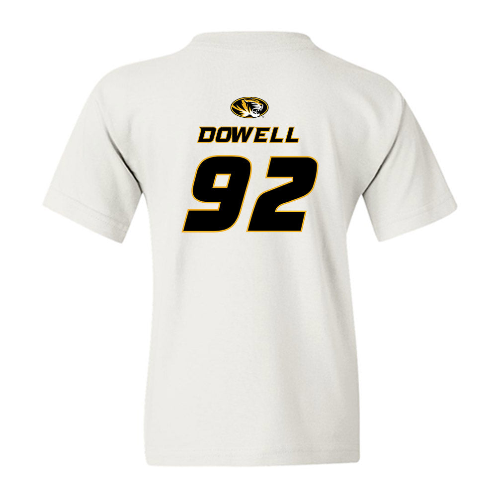 Missouri - NCAA Football : Jason Dowell - Replica Shersey Youth T-Shirt-1