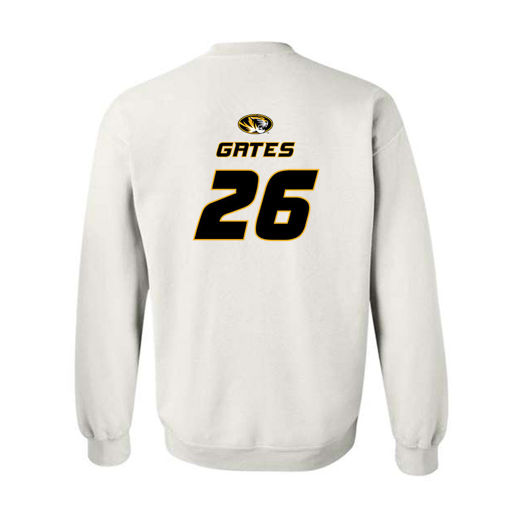 Missouri - NCAA Football : Jaxson Gates - Replica Shersey Crewneck Sweatshirt-1