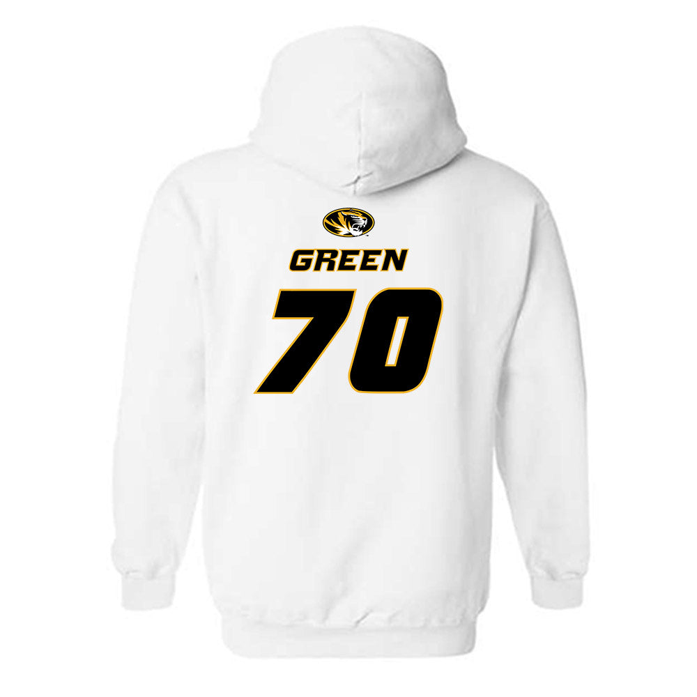 Missouri - NCAA Football : Cayden Green - Replica Shersey Hooded Sweatshirt-1
