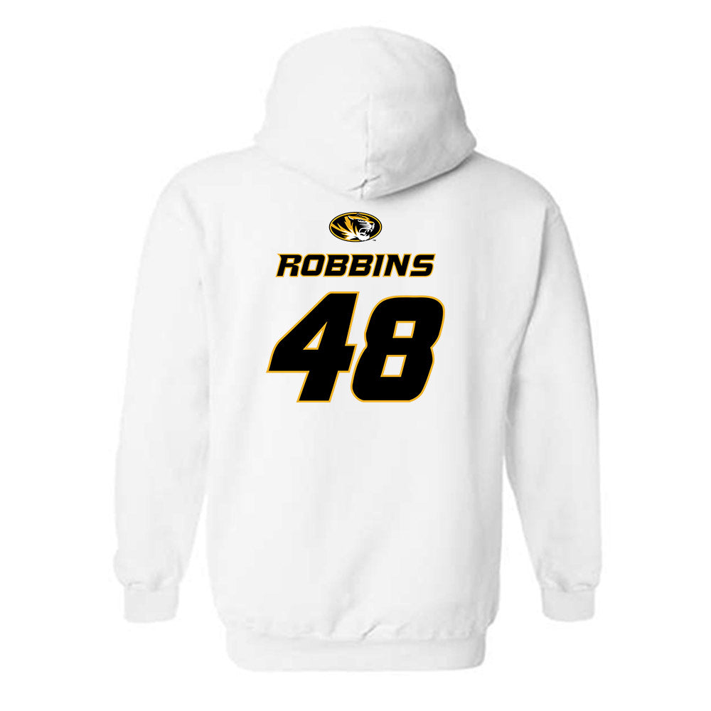 Missouri - NCAA Football : Oliver Robbins - Replica Shersey Hooded Sweatshirt-1