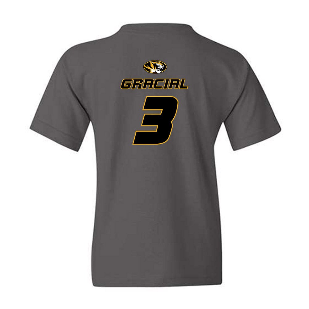 Missouri - NCAA Football : Marquis Gracial - Classic Shersey Youth T-Shirt-1