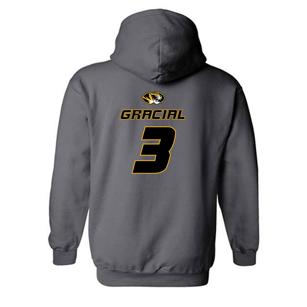 Missouri - NCAA Football : Marquis Gracial - Classic Shersey Hooded Sweatshirt-1