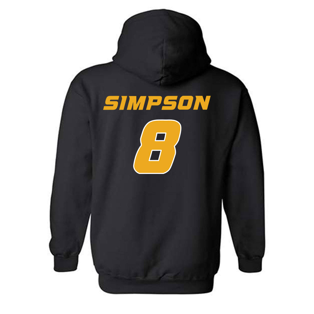 Missouri - NCAA Football : Donta Simpson - Classic Shersey Hooded Sweatshirt-1
